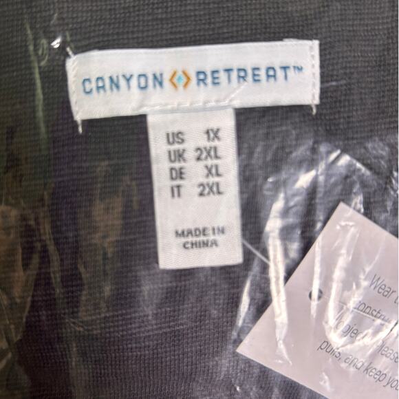 NWT Canyon Retreat Boot Dress Womens 1XL Washed Black Midi Boho Whimsigoth Witch - Picture 5 of 5